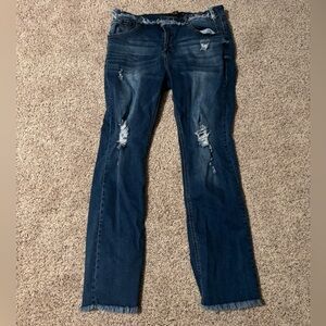 L&B distressed jeans
